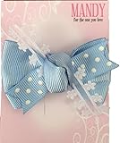 MANDY Baby Boutique Bow Aqua