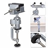 べホー バイスワークベンチスイベル360°回転クランプテーブルトップデラックスクラフト修理DIYツール