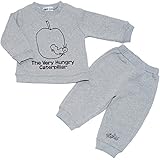 2016年 秋冬 はらぺこあおむし 裏起毛スウェットスーツ トレーナー・スウェットパンツ 上下セット THE WORLD OF ERIC CARLE グレー◇90cm