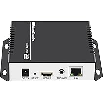 HDビデオエンコーダー H.265 H.264 ONBIF ストリーミング Amazon | URayTech 4K 超 H.265 H.264 HDMI ライブ