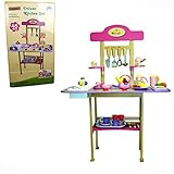 Childs Fun Wooden Deluxe Kitchen Set - 48 Pieces - Suitable from 3 Years by KATIES PLAYPEN? / BABY B
