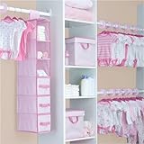Delta - 48-Piece Nursery Storage Set, Barely Pink by MegaDeal