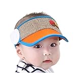 かわいい赤ちゃん耐久性のある夏の帽子ファッション少年少女のトップ空のハットコットンサンハット19「」