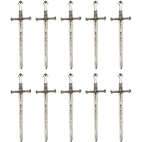 Amazon.co.jp: アクセサリー チャーム パーツ 部品 武器 剣 装飾
