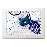 赤ちゃんの城 ギフトセット こぐまとこばなシリーズ ボディオールセット ネイビー