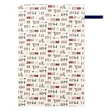 赤ちゃんにやさしい安心おむつ替えシート（日本製）　てくてくロンドン行進曲（スケアー地・生成）　B0703100　日本製