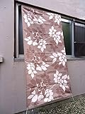 クールシェードタープ リーフ柄 (240cm x 240cm モカ)