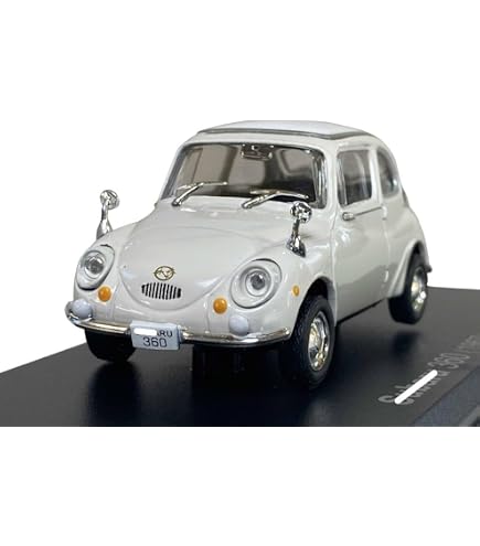 Amazon | エブロ 1/12 スバル360 1963 アイボリー 完成品 | ミニカー