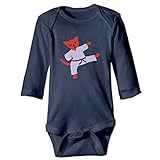 面白い 幼児 テコンドーの猫 Tシャツ 体に合う Navy Size 18 Months