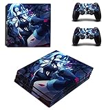 PS4 プロ pro スキンシール アニメ Fate フェイト ジャンヌ・ダルク オルタ ルーラー 本体用＆コントローラー用×2枚 グッズ 2