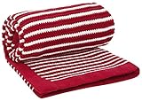 JoJo Maman Bebe Breton Striped Blanket, Red/Ecru by JoJo Maman B?b?