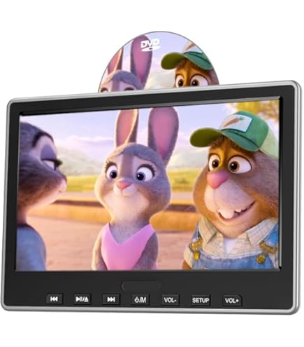 Amazon.co.jp: 10.1インチヘッドレストモニター 後部座席用DVD内蔵