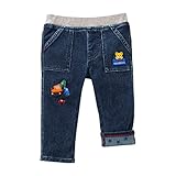 ミキハウス(mikihouse) プッチー☆ストレッチニットパンツ(13-3208-971) 110cm インディゴブルー（33）