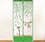 FlashHawk (TM)Insect Fly Bug Mosquito DIY Door Window Net Netting Mesh Screen Protector 36" x 83" Fr