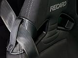 JADE シートベルトガイド for RECARO ブラック×レッドステッチ