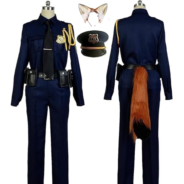 ズートピア ニック 警察 コスプレ 衣装 ズートピア ニック・ワイルド コスプレ 警察服