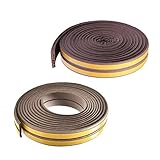 Fenteer 窓　ドア　シール　ストリップ　フォーム　静か　自己粘着　騒音減少　保護性　5m　２点入り　　