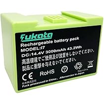 iRobot 用バッテリー Amazon.co.jp: ルンバ 14.4V 3000mAh 交換用バッテリー アイロボット