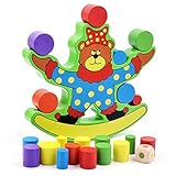 乳幼児の幼児教育玩具小熊木質ゲームバランス