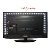 SMD 3528/2835 TVバックライトバイアス ストリング ライトUSB LEDストリップ非防水0.5M/1M/2Mテープをリード暖かい光と白色光フラットスクリーンLCD （ウォームホワイト/ホ
