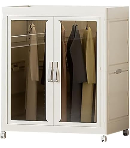 折り畳み式　ワードローブ　クローゼット　扉付き　ハンガーラック　衣類収納 楽天市場】【30%OFFクーポン☆ポイント2倍】Mayi Box ワード