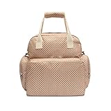 多機能 防水 マザーズバッグ ママバッグ リュック バックパック ショルダー 大容量 吊り下げベルト (ベージュ)