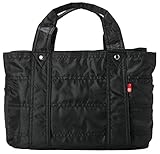 MILA BORSA (ミラボルサ) トートバッグ レディース 2way ナイロン マザーズバッグ (Lサイズ, ブラック)