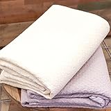 イブル キルティングマット クラウド柄 200cm x 200cm (ライトグレー)