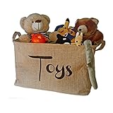 Goodieギフトのジュートのストレージバスケットのおもちゃ