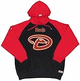 MLB Arizona Diamondbacksメンズビッグロゴプルオーバーフード 3L ブラック