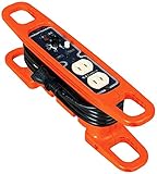 日動 ハンドリール 電流コントロールリール 100V 2芯×3m 黒 HRC032