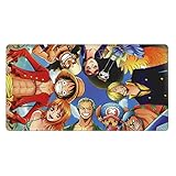 人気 ワンピース マウスパッド大型 防水 ゲーミング マウスパッド滑り止 自宅用 30X60cm