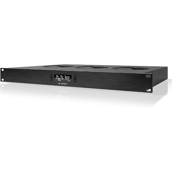 Amazon.co.jp: AC Infinity CLOUDPLATE T5 ラック マウント ファン 1U 