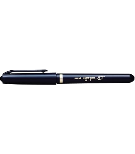 Amazon.co.jp: 三菱鉛筆 サインペン リブ 細字 赤 MYT7.15 10本入