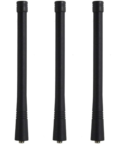 Radio Motorola Antena Rechoncha VHF De 146-174 MHz HAD9742A Compatible Con Motorola CP200D CP200 CP150 CP200XLS CT250 GP320 GP328 GP340 GP380 GP640 HT750 HT1250 HT1550 Radio Bidireccional (5) Paquete Radios Motorola