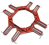 【kazutoku】 コーナークランプ 4個 セット DIY 工具 木工用 溶接 切断 直角 45度 固定 圧着 接着