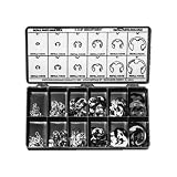 Precision Brand 12910 265 Piece E-Clip Assortment Carbon Steel Plastic Compartment Box [並行輸入品]