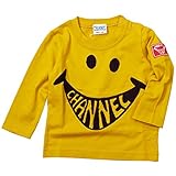 《H28秋冬物》 CHANNEL(チャンネル) 天竺ニコチャン長袖Tシャツ 120cm /イエロー NO.CN-6401