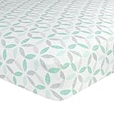 Just Born Cotton Fitted Crib Sheet, Tribeca by Just Born