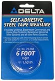 Biesemeyer 79-068 6-Foot Right 3/4-Inch Wide English Adhesive-Backed Measuring Tape [並行輸入品]