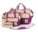 Dasukie 5 個セット お出かけ用　マザーズバッグ　おむつバッグ防水 ミイラ トートバッグ