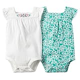 カーターズ Carter's フリル袖 ボディスーツ 2枚組 2-Pack Flutter-Sleeve Bodysuits 24M (83-86cm)