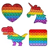 スクイーズ玩具 ストレス解消グッズ 減圧おもちゃ プッシュポップバブル フィジェットおもちゃ