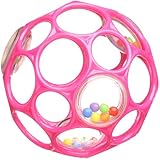 OBall Rattle Pink by Rhino Toys