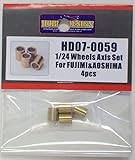 barchetta 1/24 Wheels Axis Set For FUJIMI&AOSHIMA【ホビーデザイン HD07-0059】