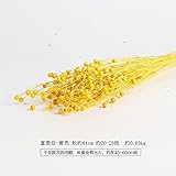 BAGEHUA 乾燥した花は、不滅の花、ラベンダー、家の装飾、花、花束、リビングルームの花、ドライフラワー、ドライの枝、小さな装飾、 Riches - 黄色、ドライフラワーバッグ