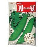 [福神漬・ヌカ漬・みそ漬に！野菜タネ]刀豆（なたまめ・鉈豆　白刀豆　白鉈豆）の種 3袋セット ノーブランド品