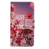 Huawei P8 Lite ケース [強化ガラスフィルムを無料で贈ります], OMATENTI Huawei P8 Lite 高級PUレザー ケース 手帳型 保護ケース カード収納ホルダー付き 横置