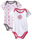 Yoga Sprout お花模様の半袖ボディースーツ 2枚セット ロンパース 出産祝い (9カ月～12カ月（72cm-78cm）) [並行輸入品]