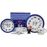 Martin Gulliver 7 Piece Melamine Gift Set - SPACE ADVENTURE by Martin Gulliver